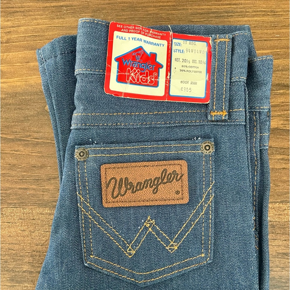 NWT Vintage Wrangler Toddler Jeans